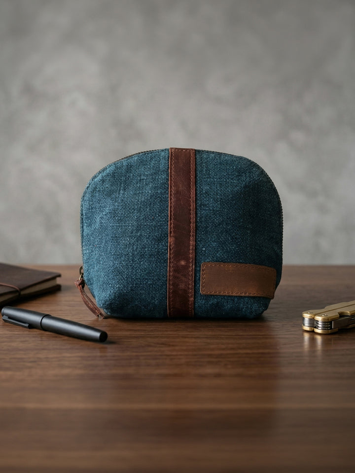 Rugged Indigo Utility Pouch