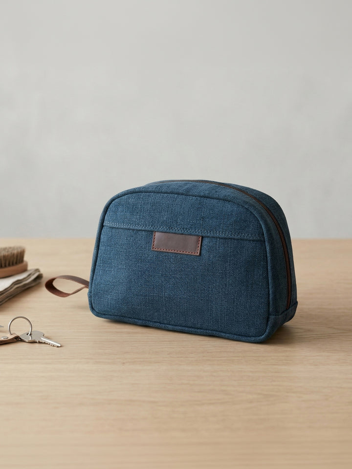Rustic Indigo Toiletry Bag