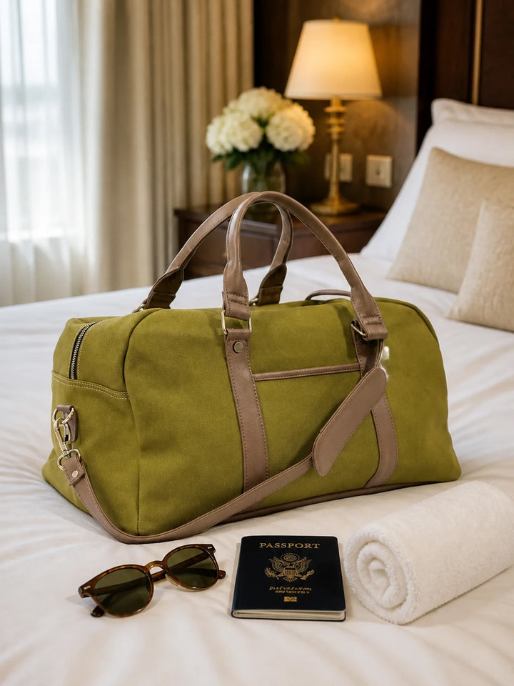 Olivewood Canvas Weekend Duffel