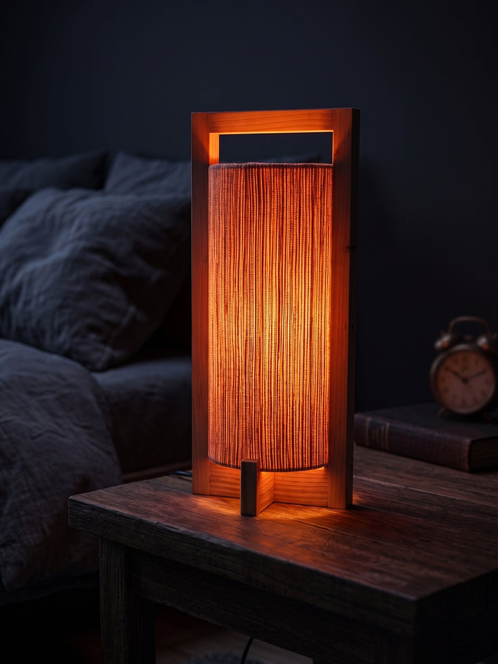 Rustic Elegance Jute Cylindrical Lampshade