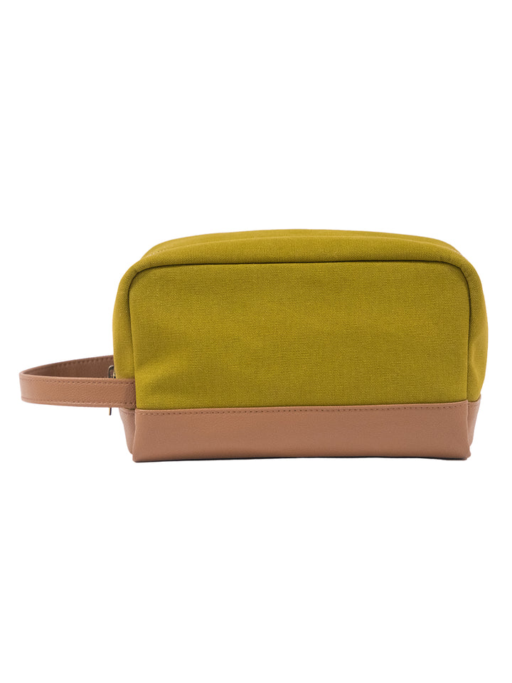 Olive Canvas Explorer Dopp Kit