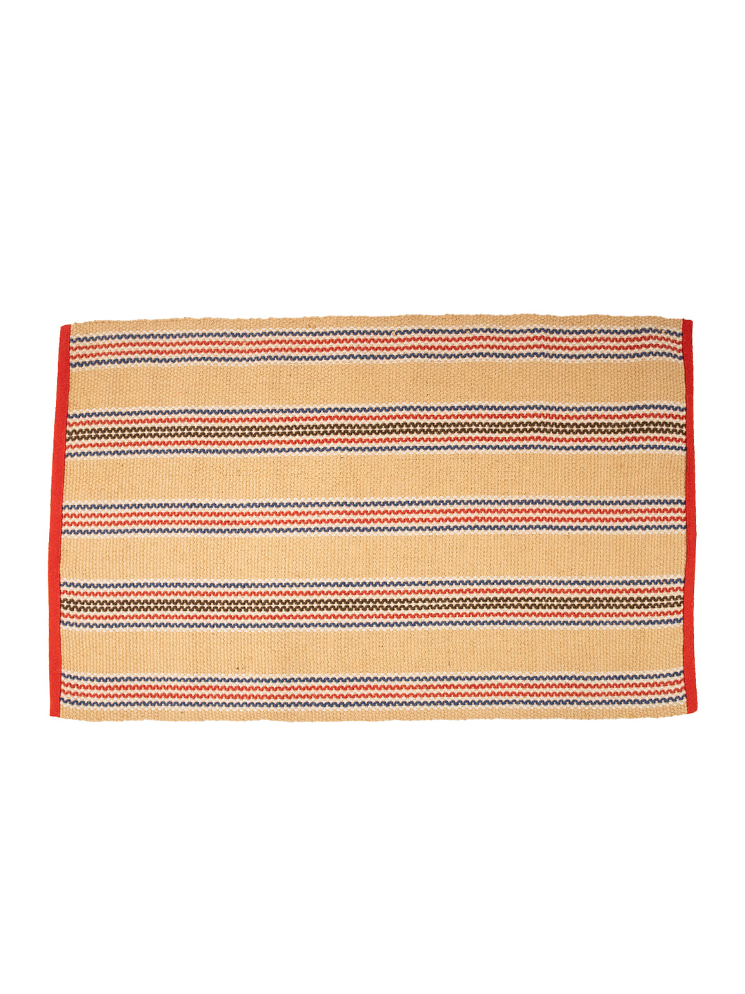Nautical Wave Stripe Jute Rug