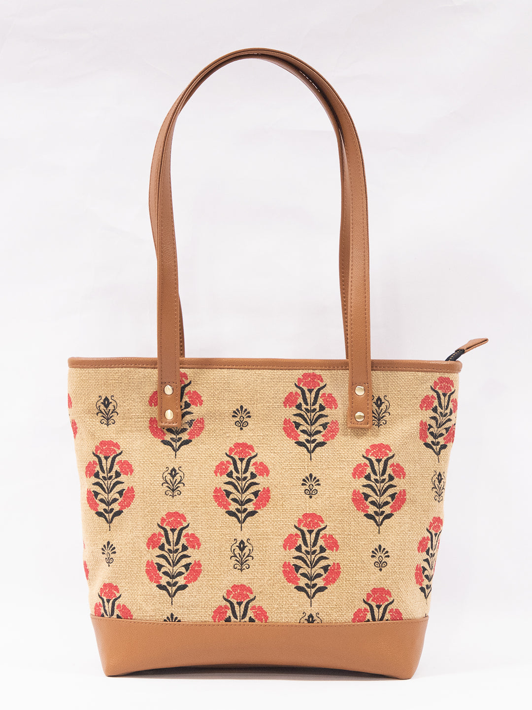 Blossom Block Print Tote Bag