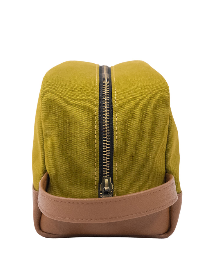 Olive Canvas Explorer Dopp Kit