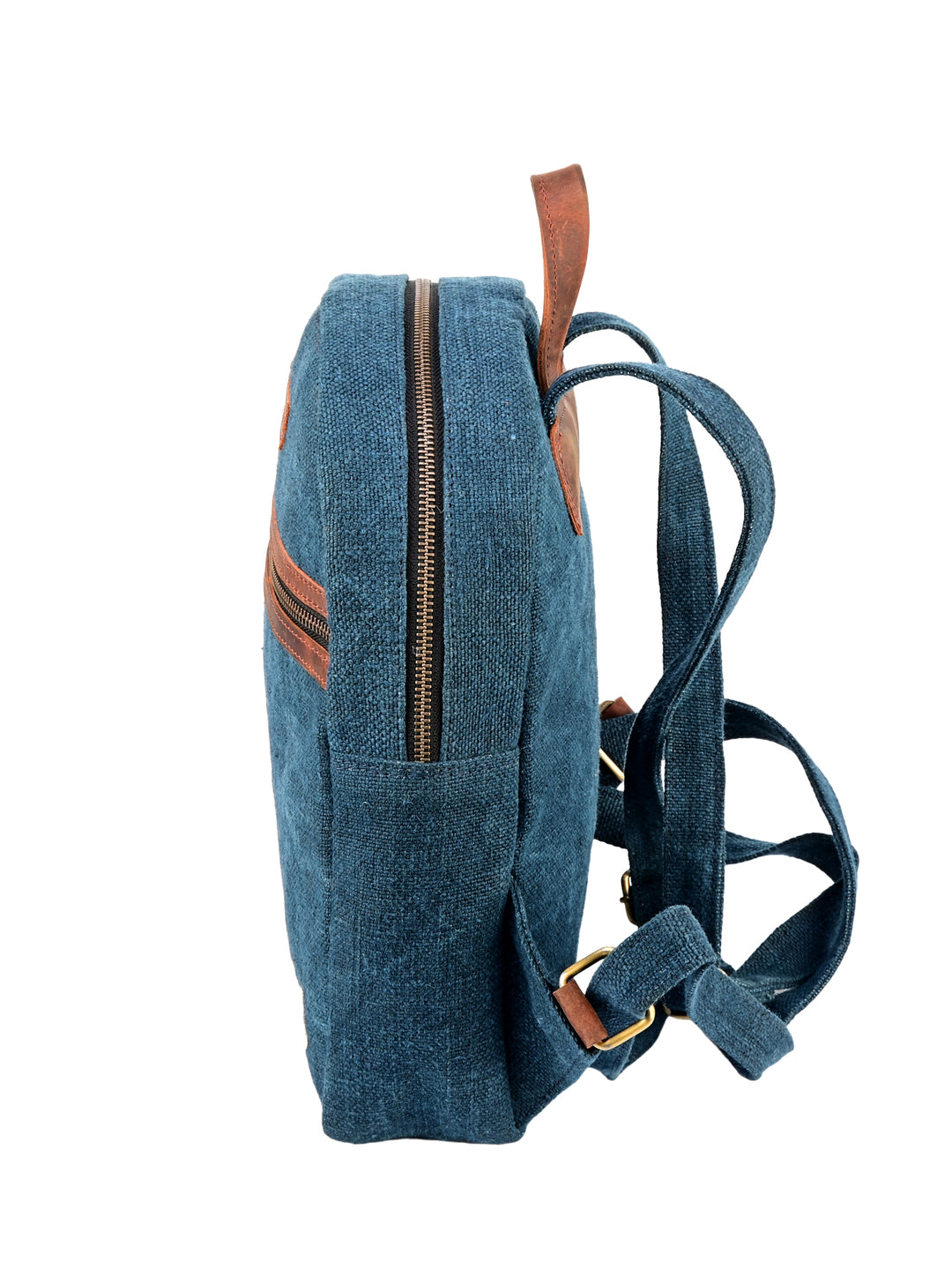 Indigo Voyager Washed Jute Backpack