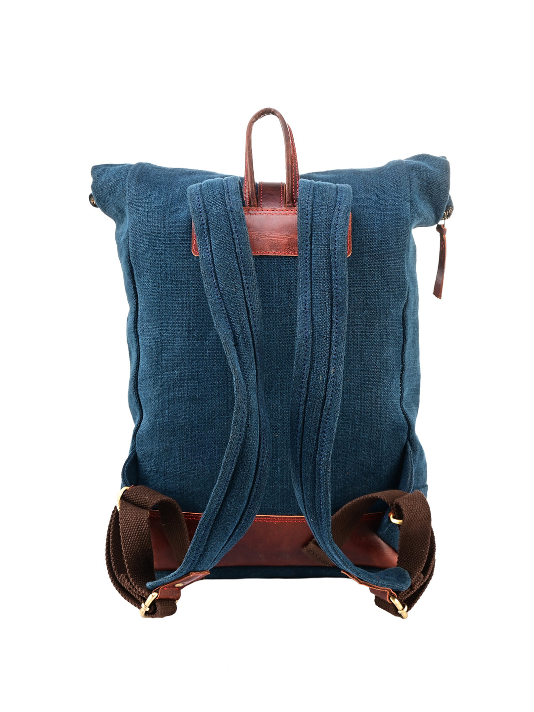 Navy Roll-Top Adventure Backpack