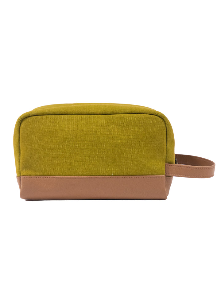 Olive Canvas Explorer Dopp Kit