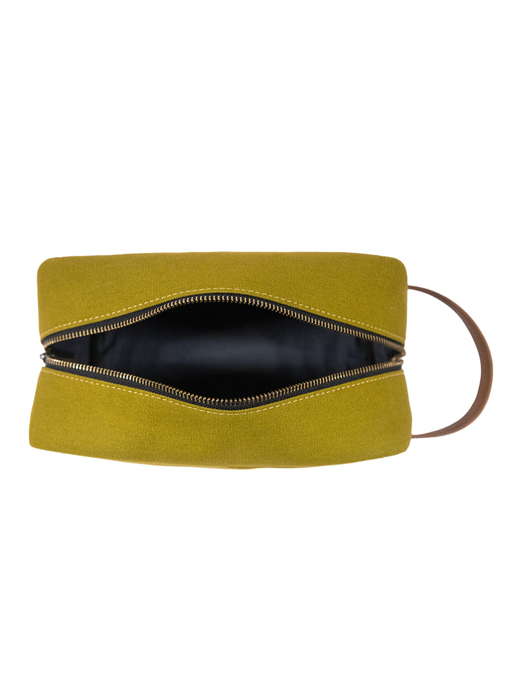 Olive Canvas Explorer Dopp Kit