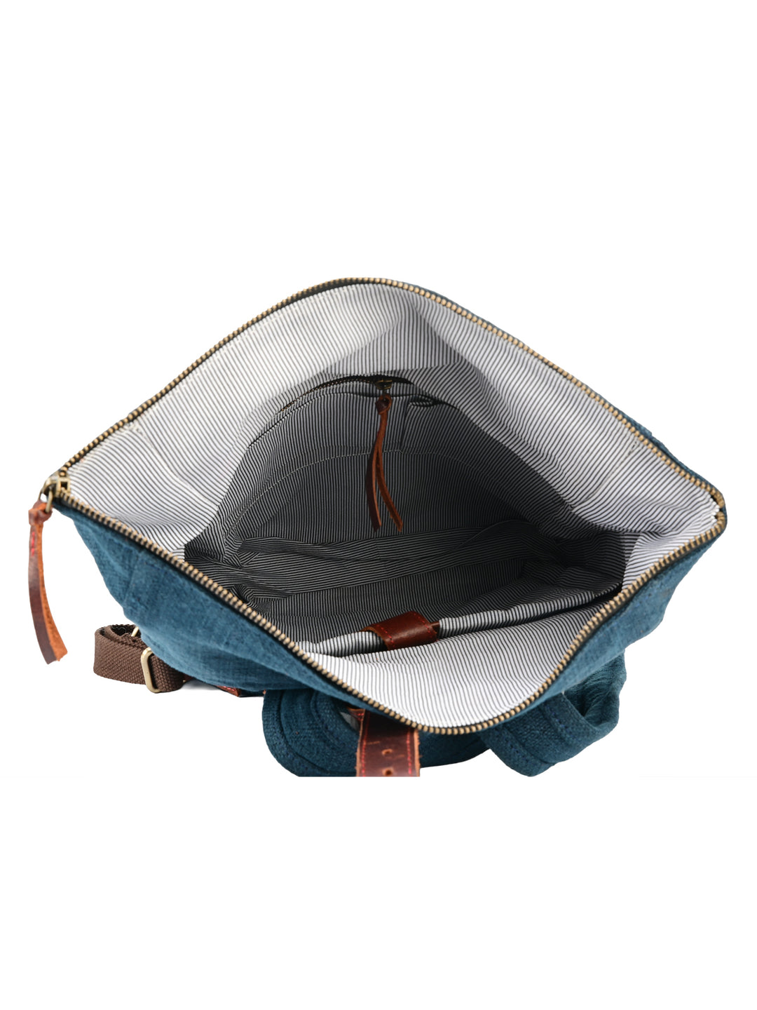 Navy Roll-Top Adventure Backpack