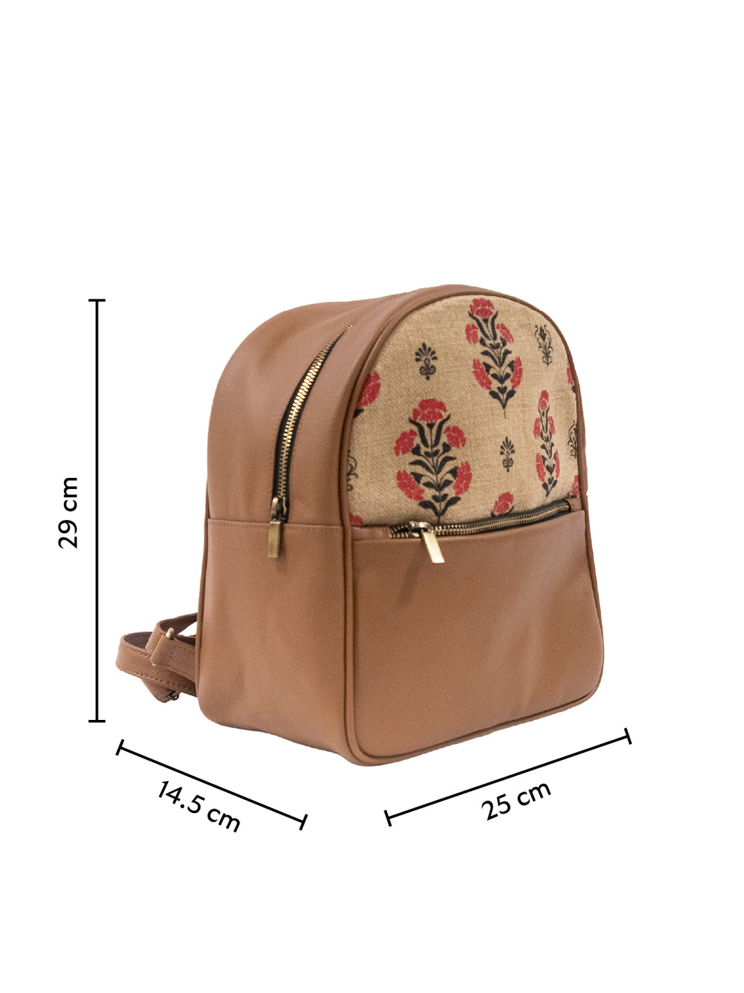 Blossom Block Print Mini Backpack