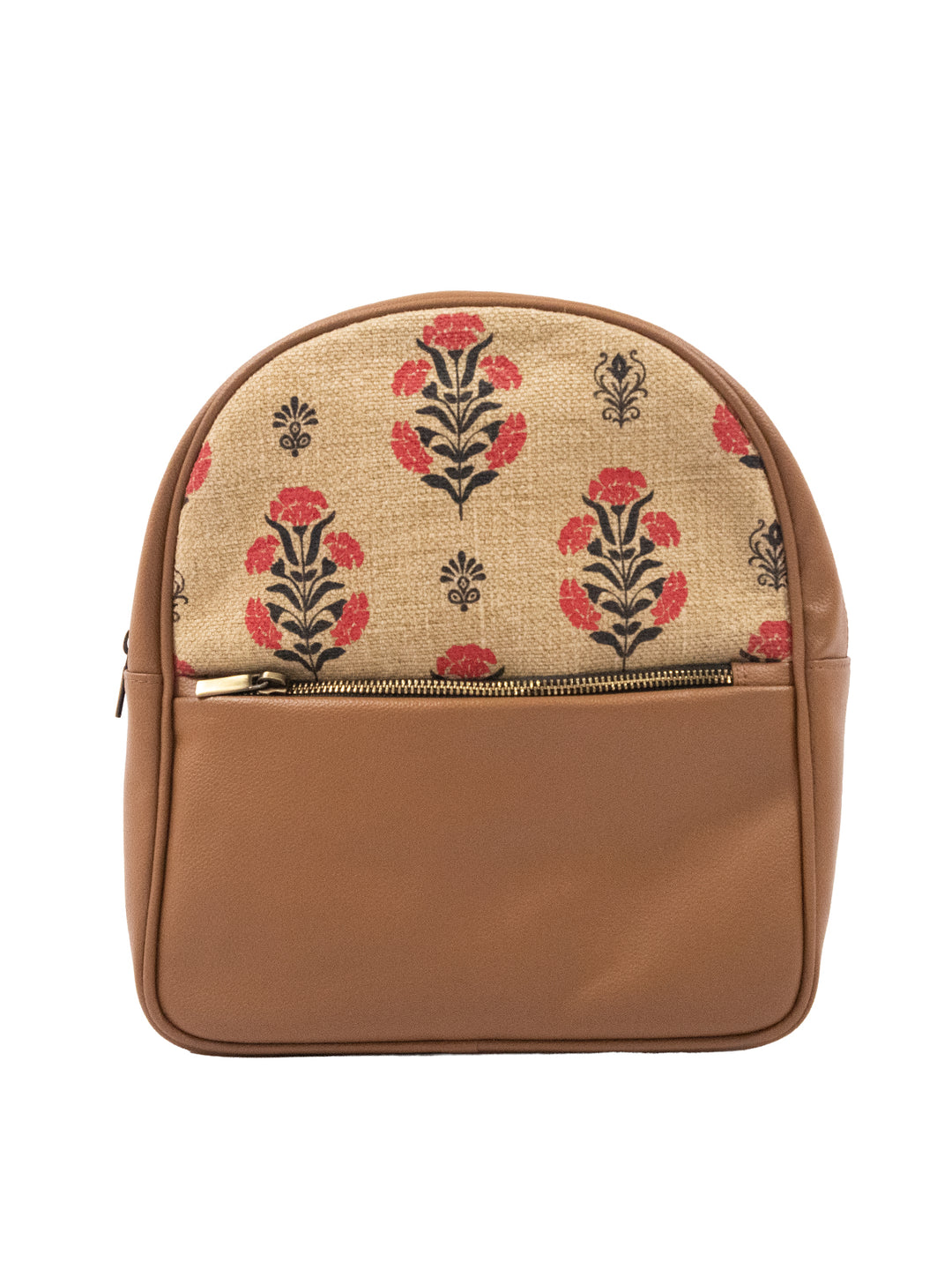 Blossom Block Print Mini Backpack
