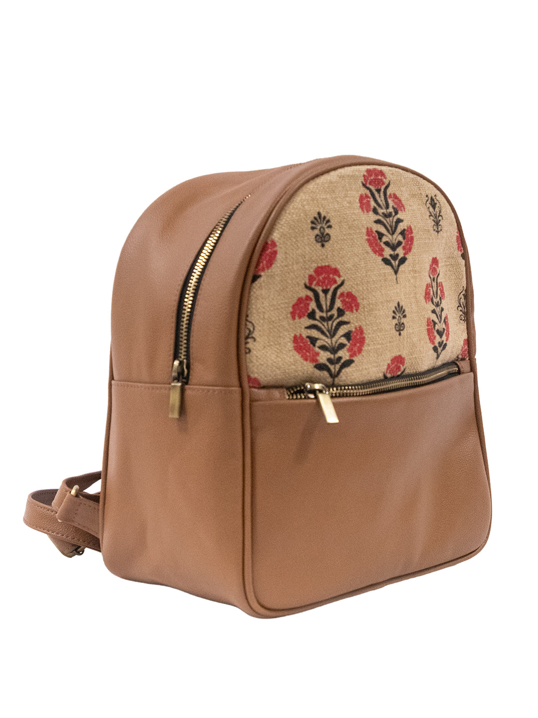 Blossom Block Print Mini Backpack