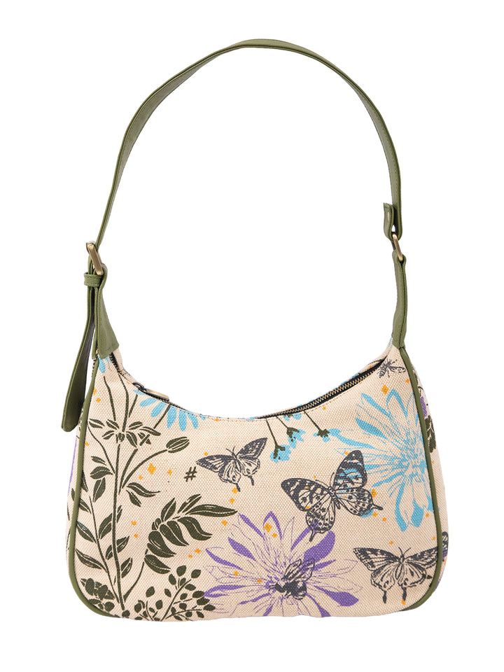 Botanical Bloom Heavy Juco Sling Bag