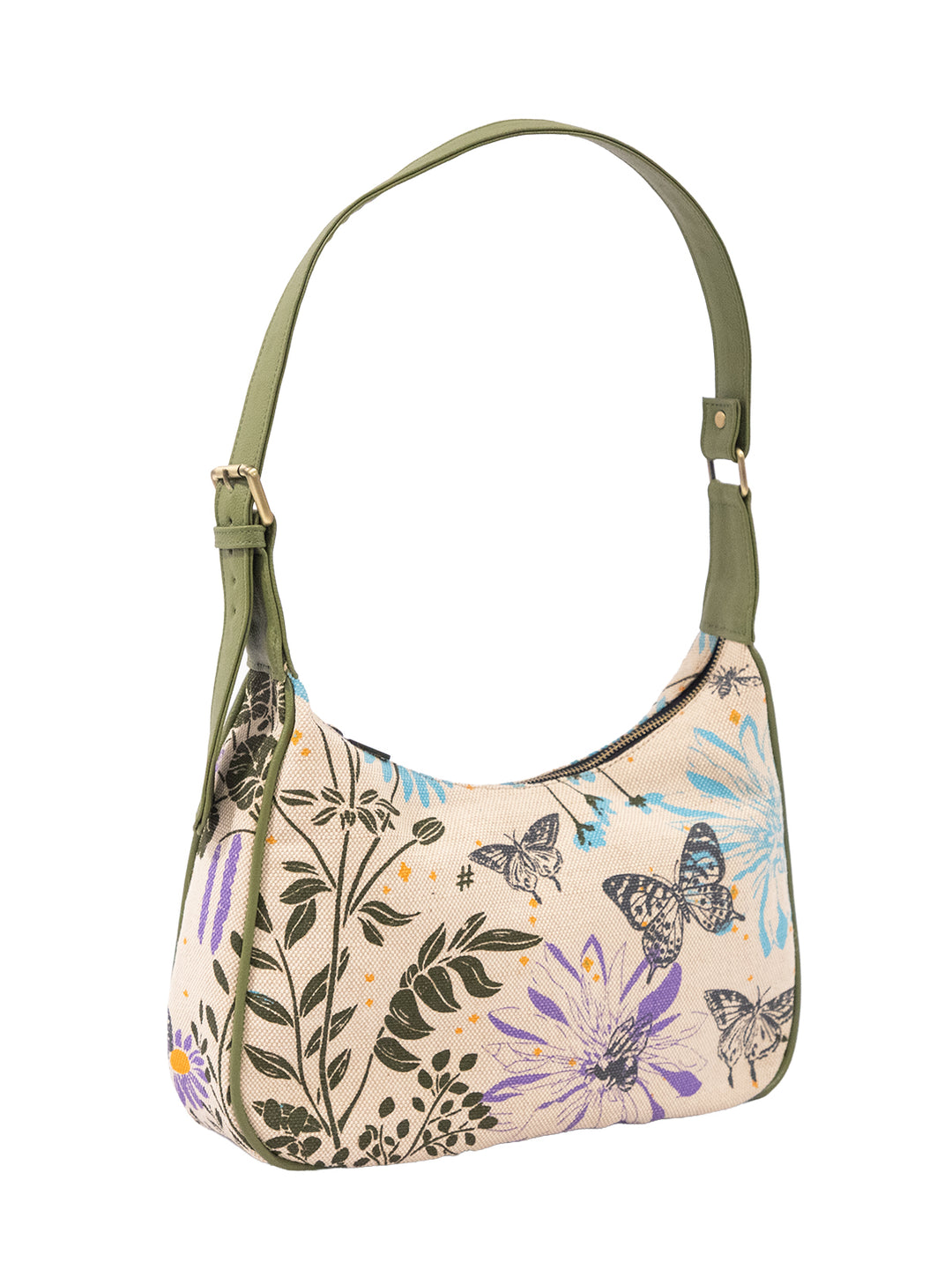 Botanical Bloom Heavy Juco Sling Bag