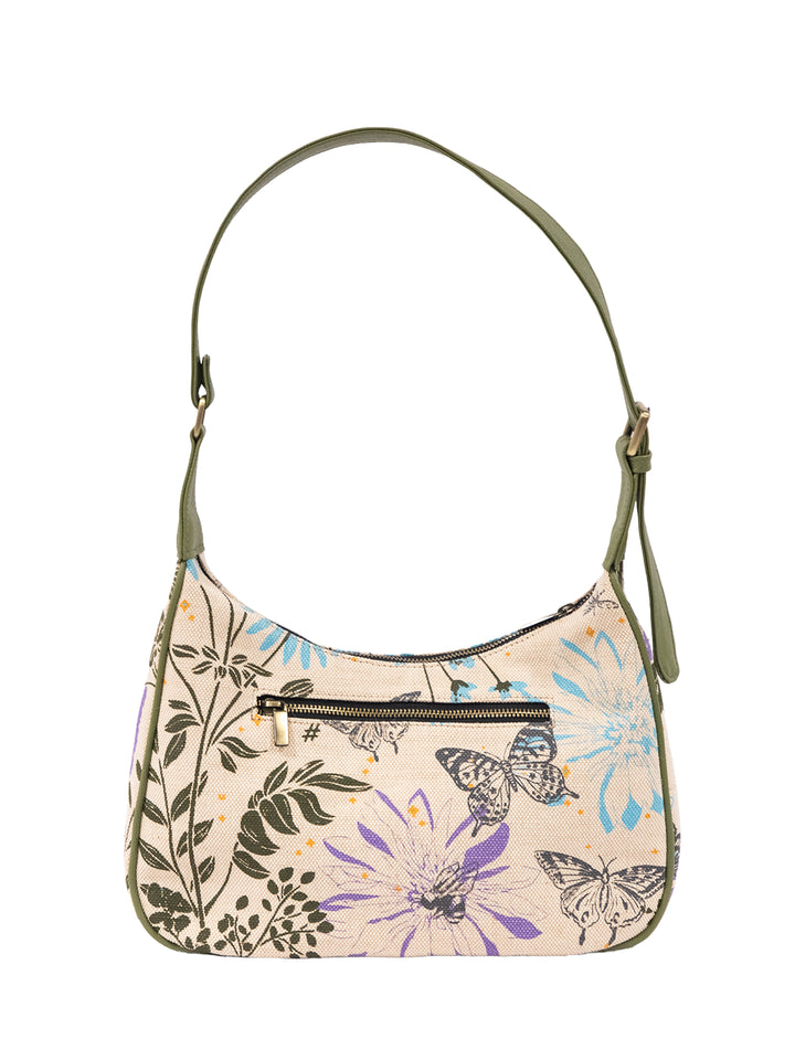 Botanical Bloom Heavy Juco Sling Bag