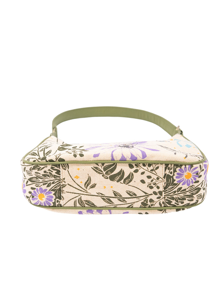 Botanical Bloom Heavy Juco Sling Bag