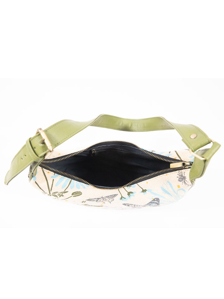 Botanical Bloom Heavy Juco Sling Bag