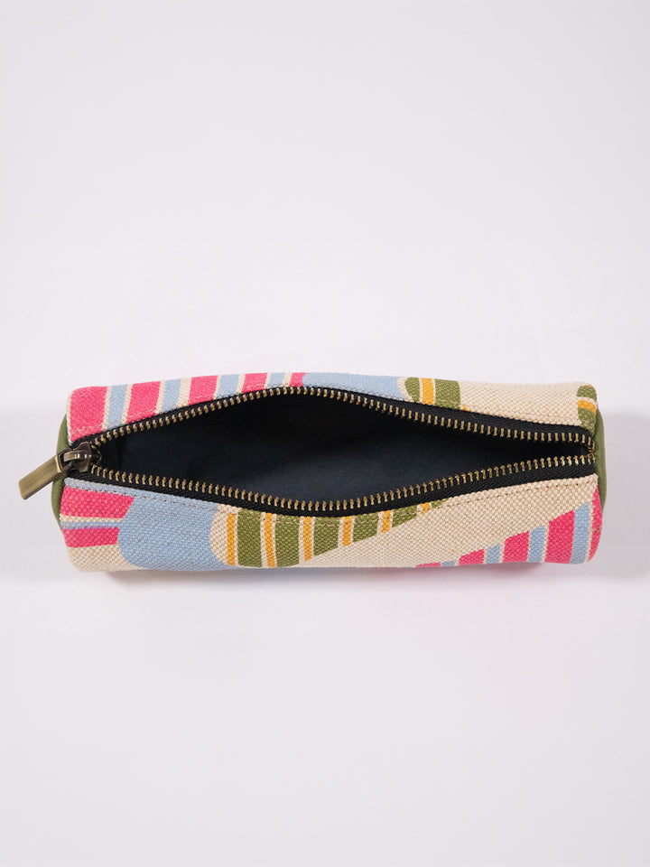 Carnival Stripe Pencil Pouch