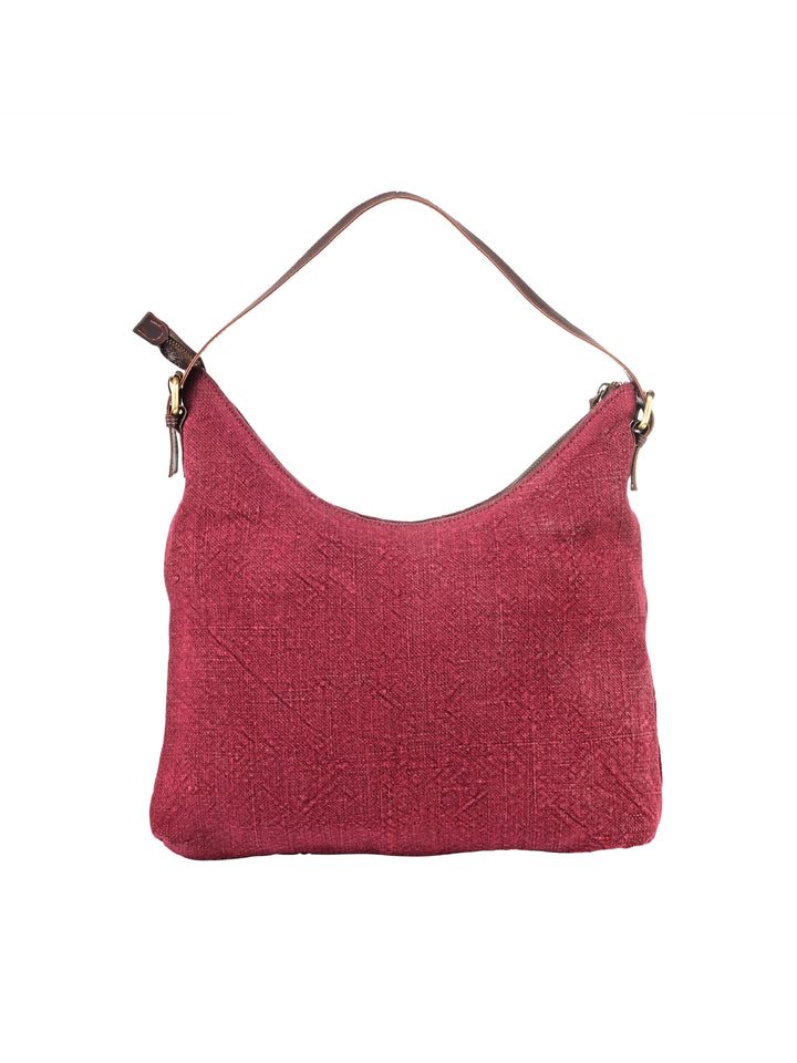 Elegant Burgundy Sling Bag