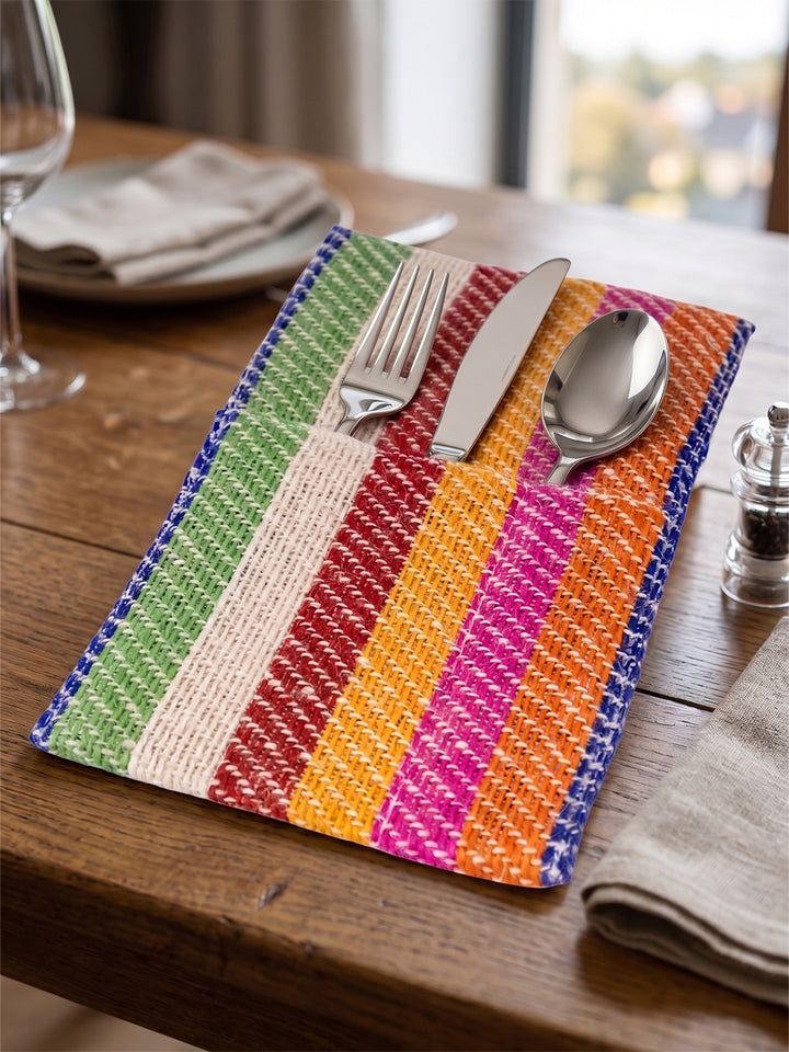 Fiesta Stripe Cutlery Holder