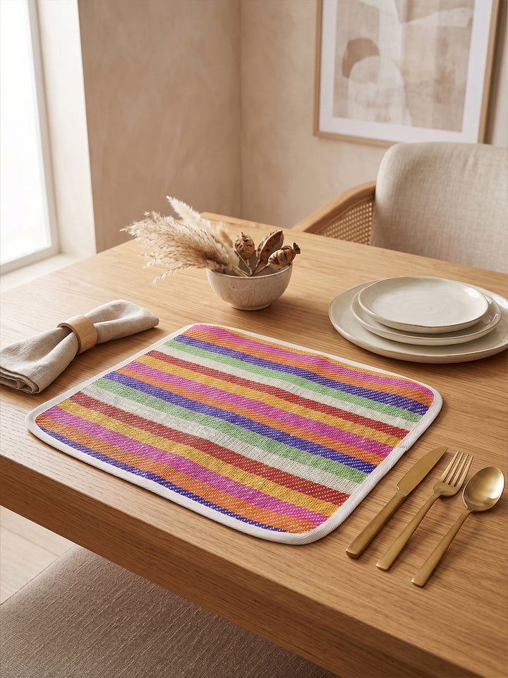 Fiesta Stripe Square Placemat