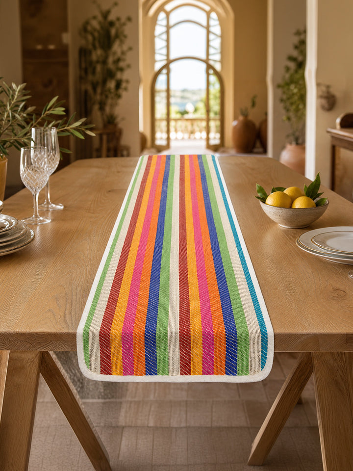 Fiesta Stripe Table Runner