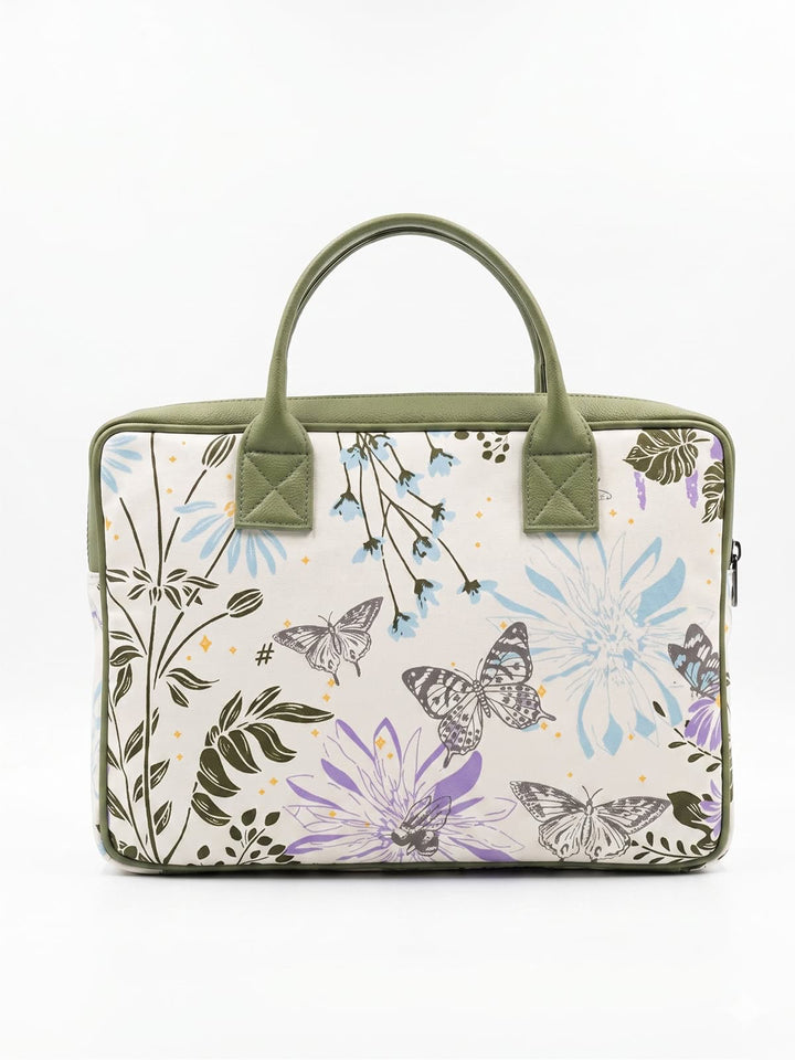 Garden Floral Laptop Bag
