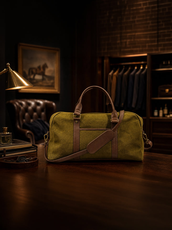 Olivewood Canvas Weekend Duffel
