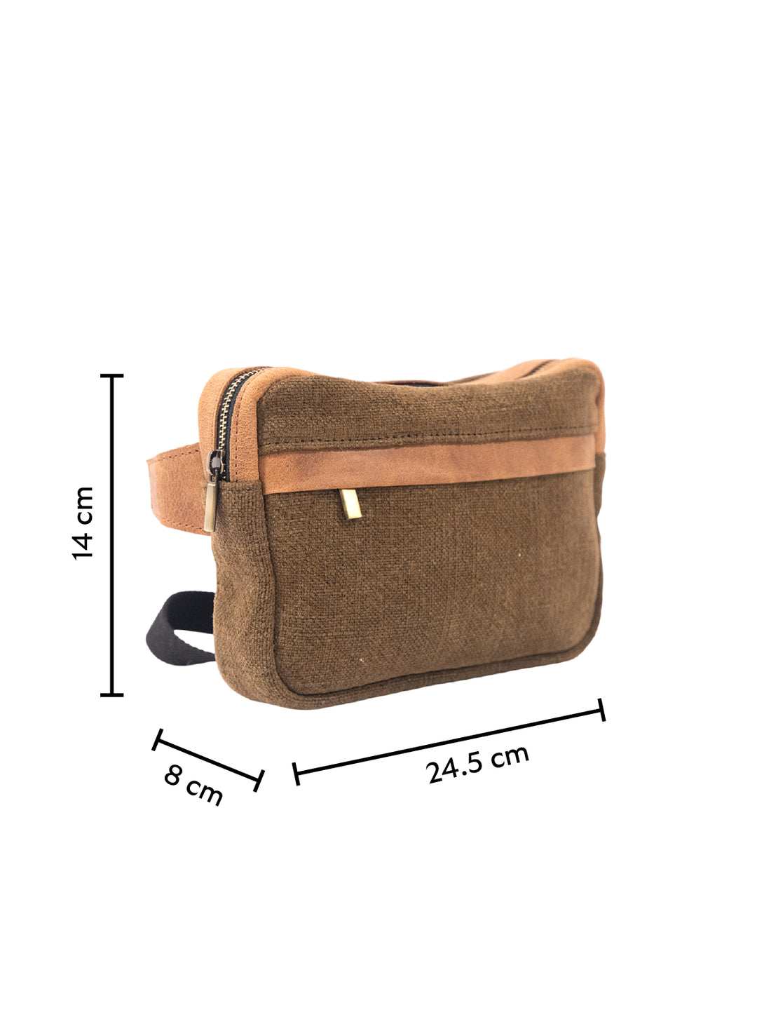 Rustic Heritage Washed Jute & Leather Crossbody Bag