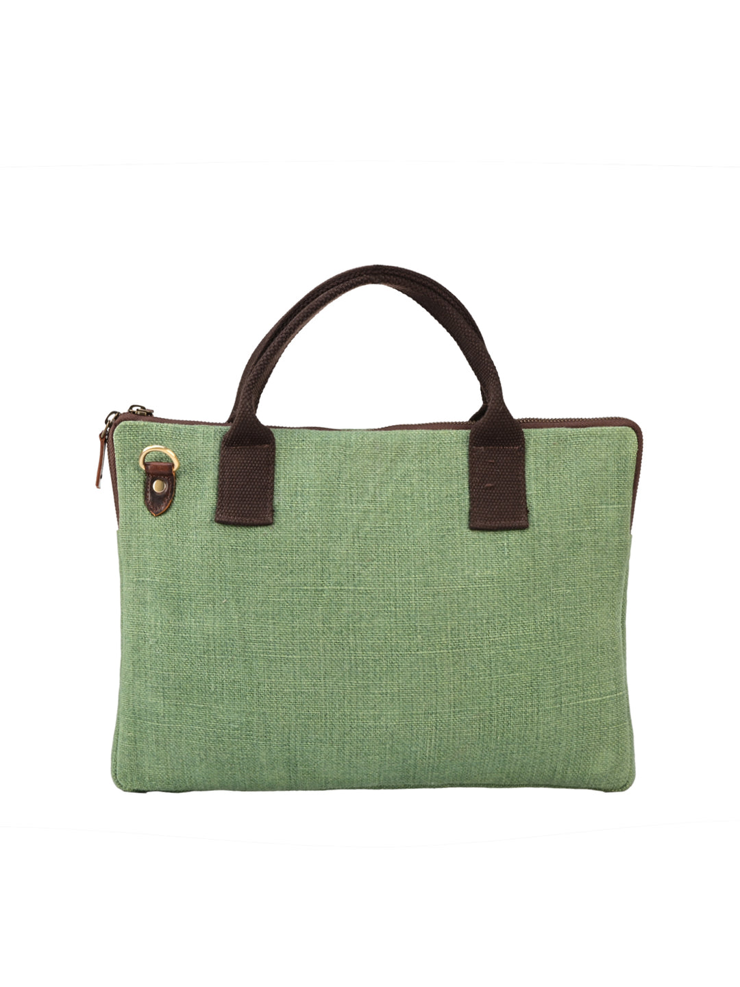 Sage Harmony Washed Jute Laptop Bag