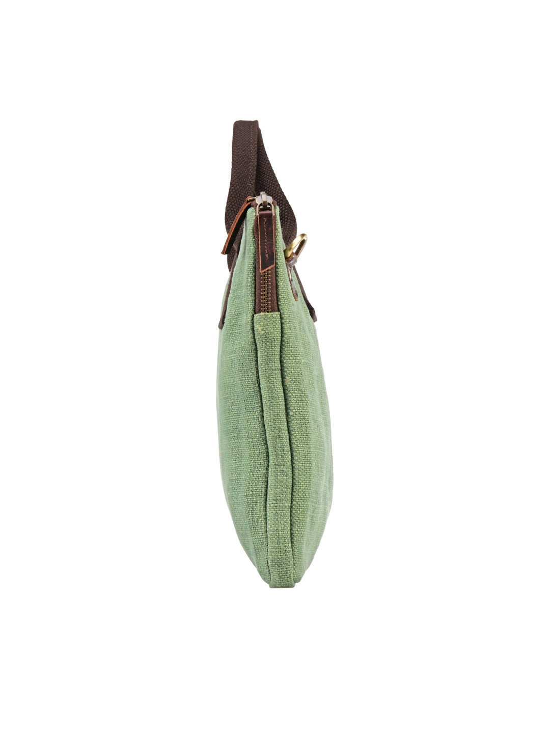 Sage Harmony Washed Jute Laptop Bag